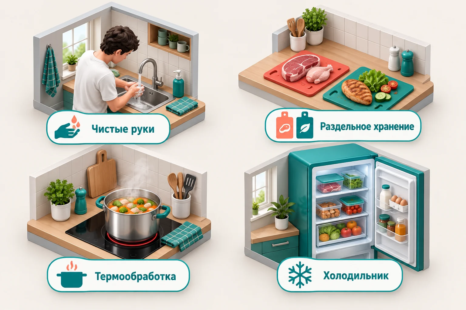 как предотвратить пищевое отравление